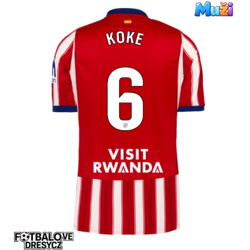 Atletico Madrid Koke #6 Domácí Dres 2026-27 Krátký Rukáv Atletico Madrid Koke #6 Domácí Dres 2026-27 Krátký Rukáv